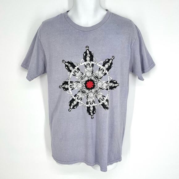 Red Hot Chili Peppers Unlimited Love US Tour 2022 T-Shirt Size S Lavender Black - Picture 1 of 8